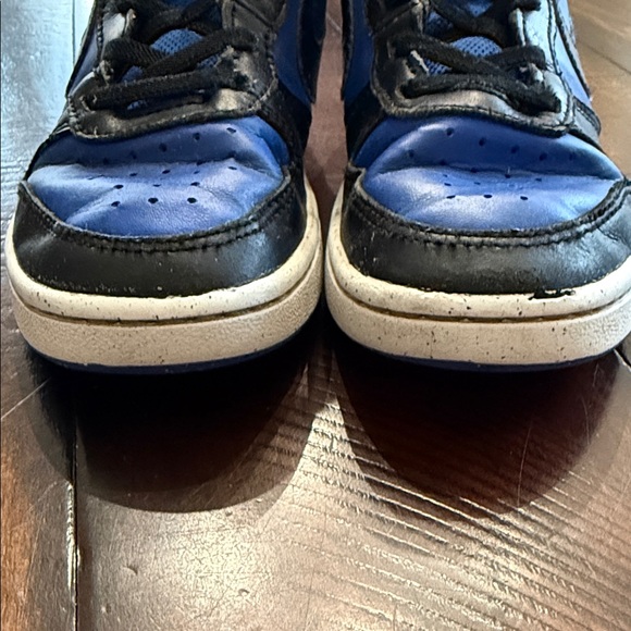 Nike Kids Black and Blue High-Top Sneakers - Picture 7 of 11